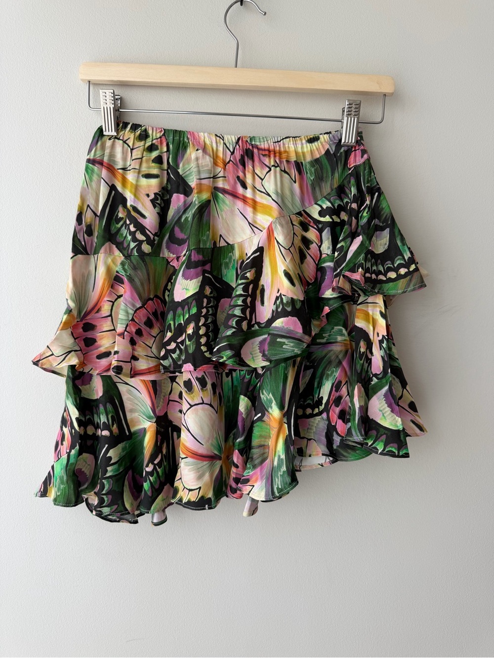 Farm Rio Asymmetric Ruffle Mini Skirt NWT - Picture 4 of 6